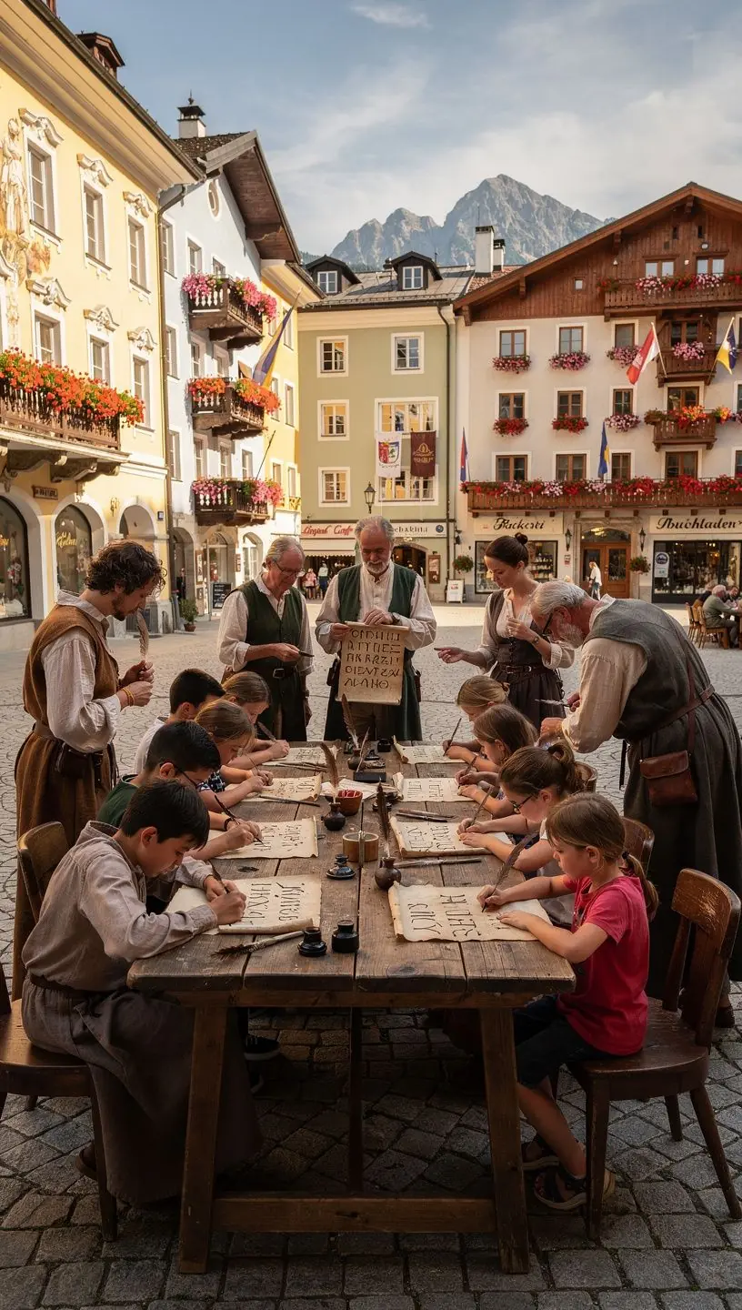 Ein antikes Ruinenbild, das die Überreste einer alten Zivilisation zeigt.