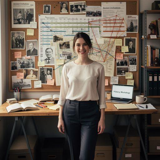 Ein Gemälde, das eine Szene aus dem Mittelalter darstellt.